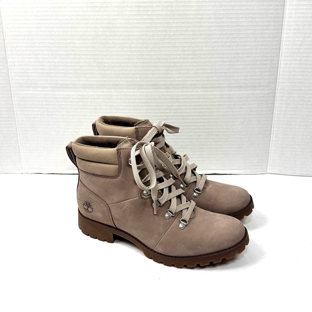 Timberland‎ Ellendale Taupe Nubuck Hiking Boots Sz 9